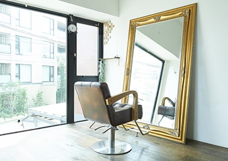 サロンのカットスペース